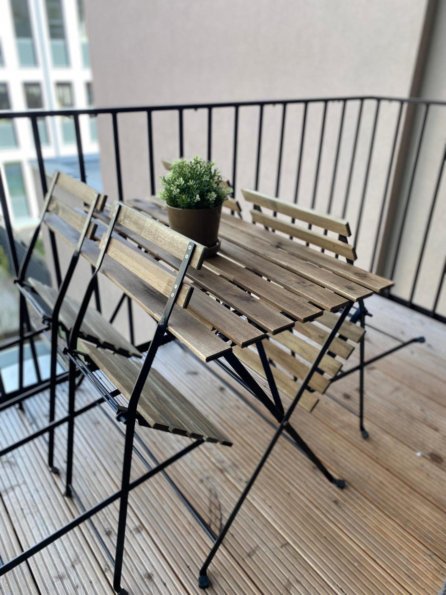 Eiwelhome - Stilvoll, Urban-Ruhig Schlafen, Bahnhofsnah, Balkon Erfurt Esterno foto