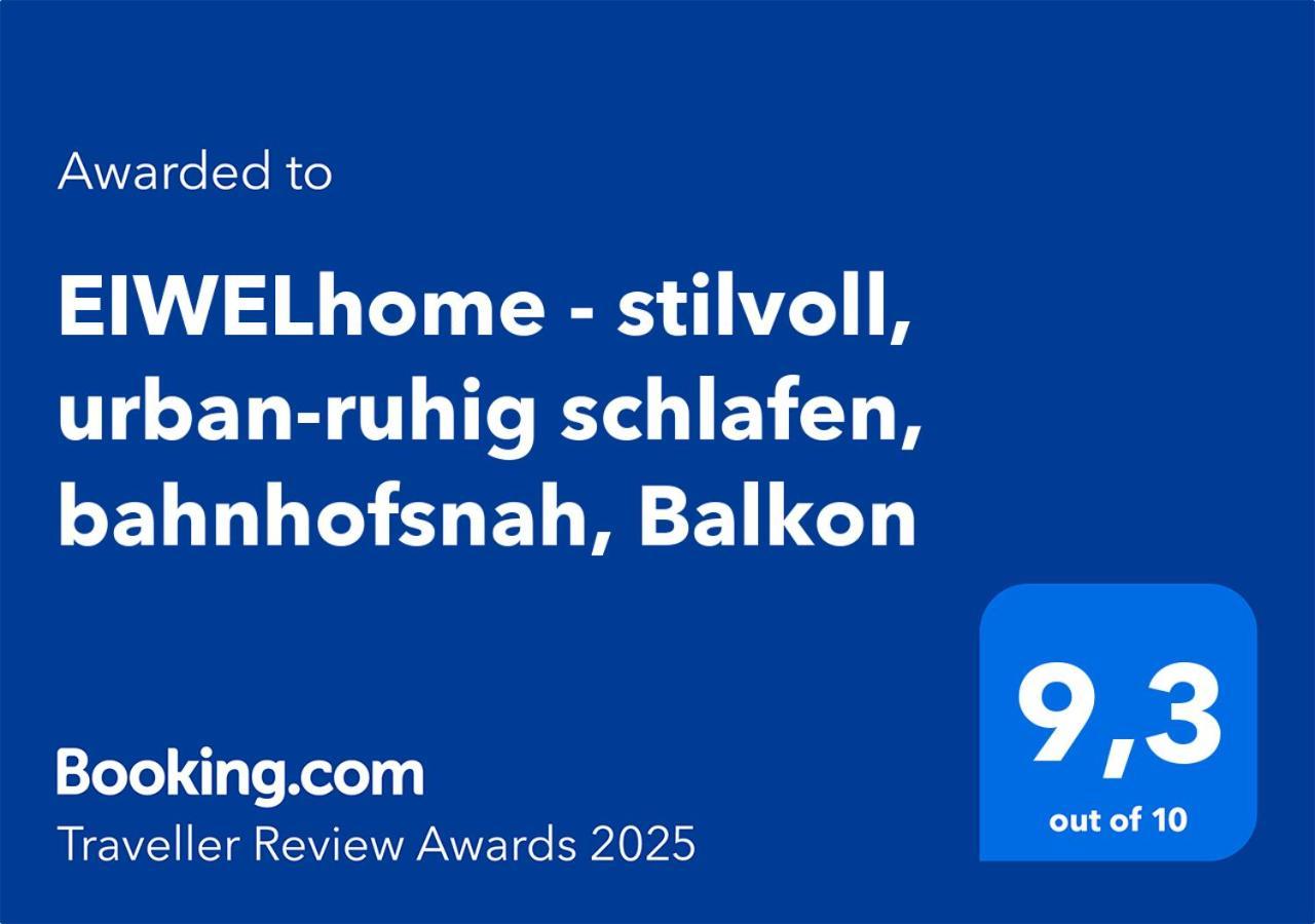 Eiwelhome - Stilvoll, Urban-Ruhig Schlafen, Bahnhofsnah, Balkon Erfurt Esterno foto